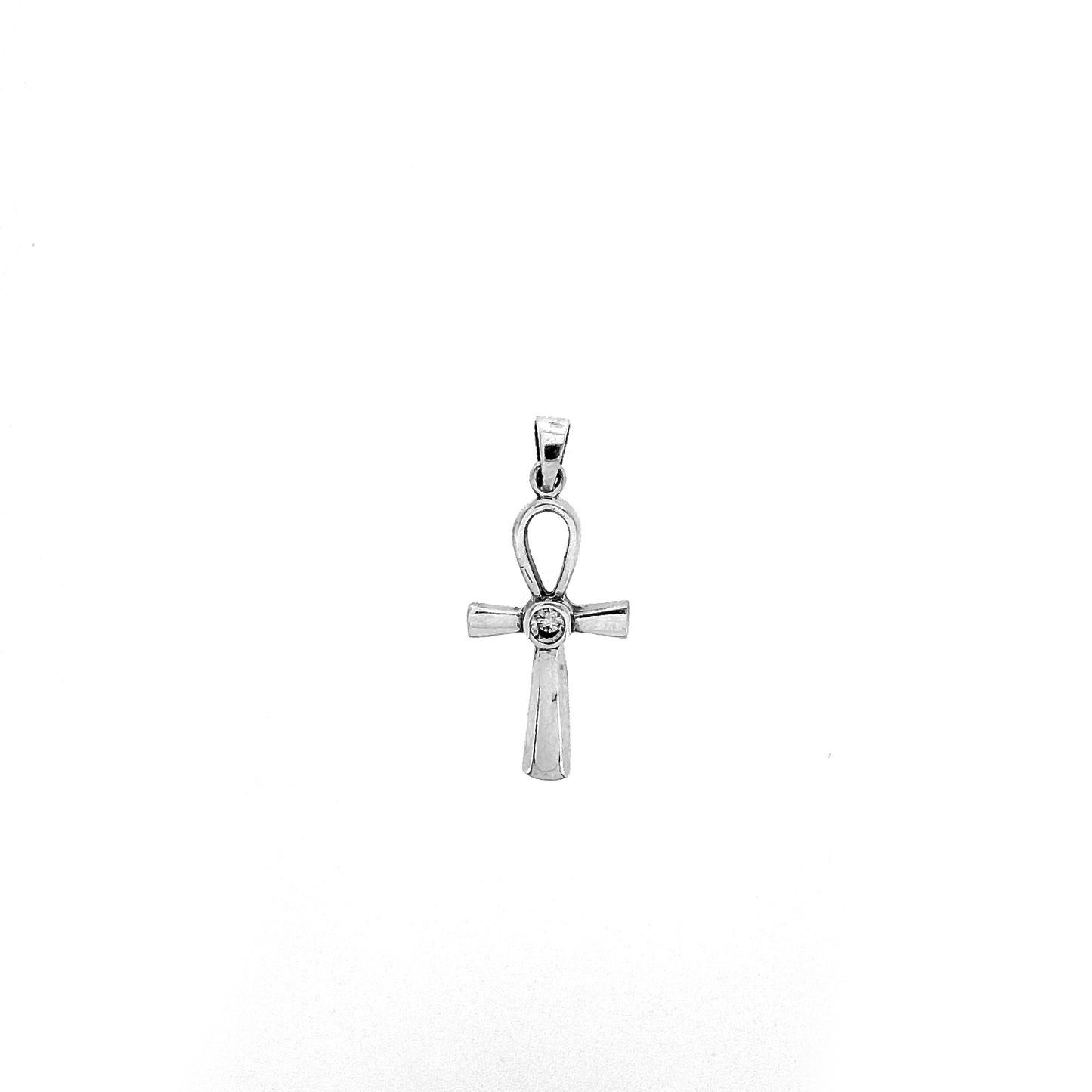 Sterling Silver Ankh Cross Pendant