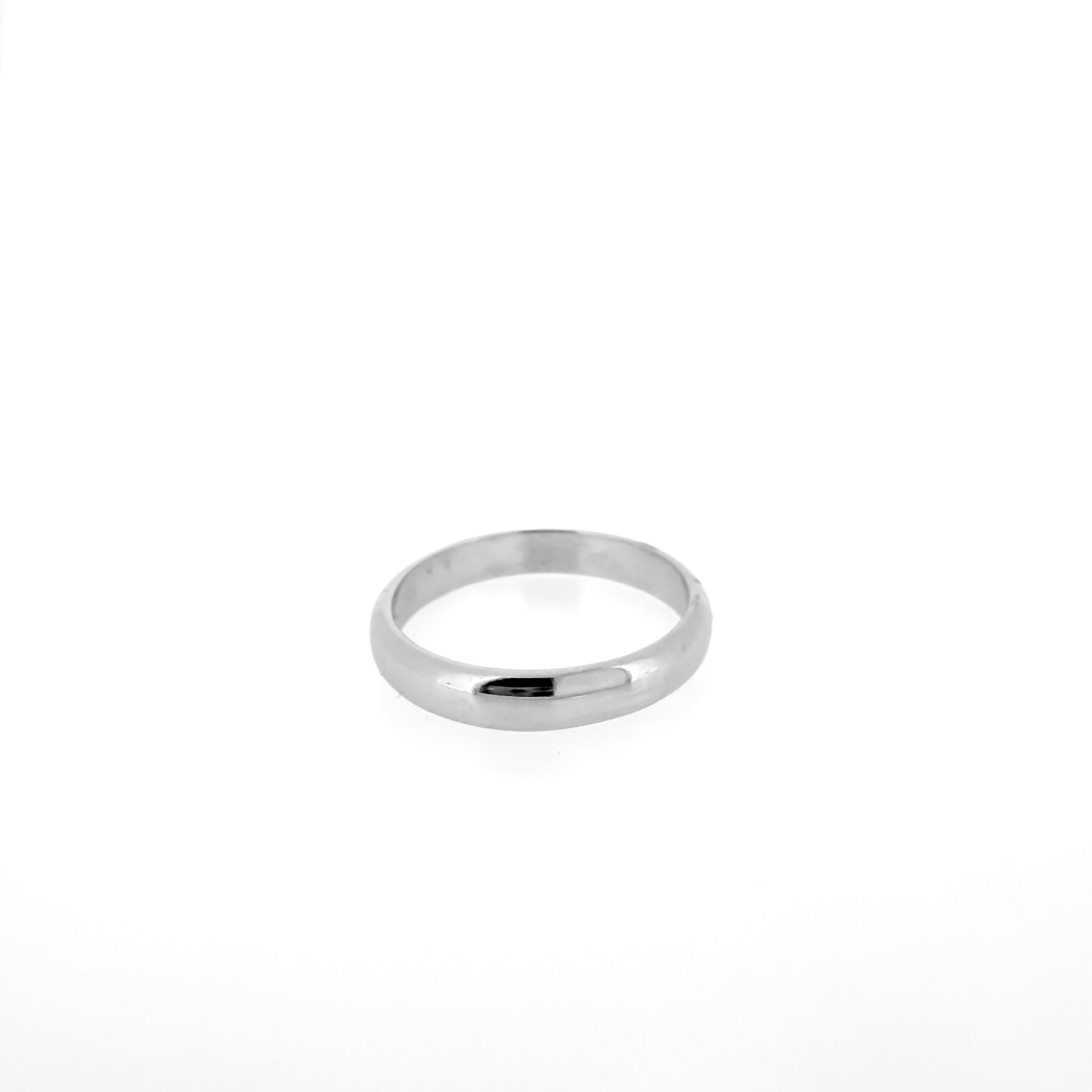 Sterling Silver Beveled Band Ring (04mm)