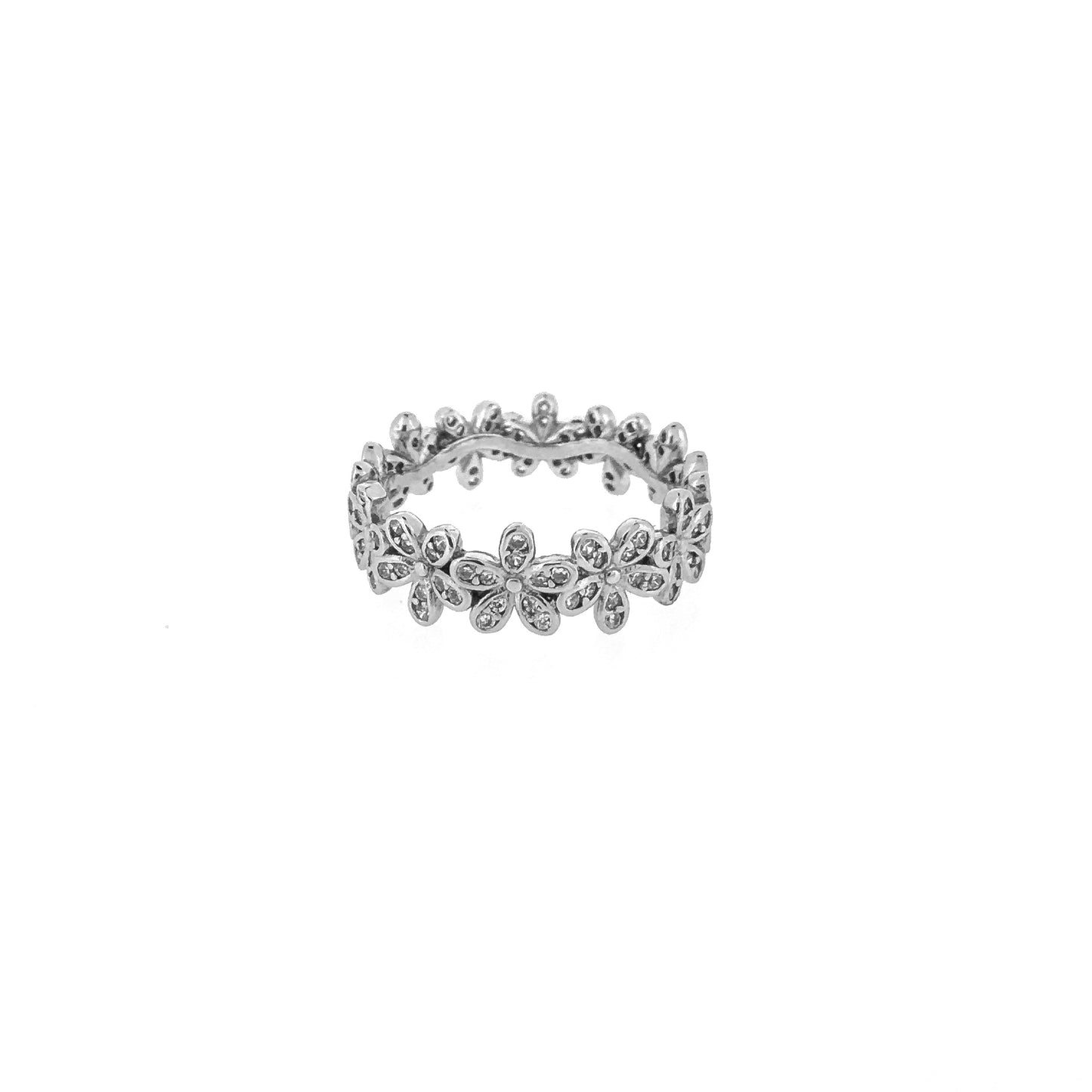 Floral Sterling Silver Ring
