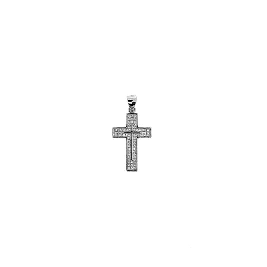 Sterling Silver Dual Cross Pendant