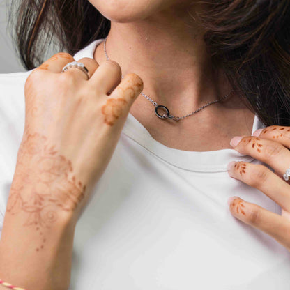 Pavé Unity Necklace & Bracelet Set