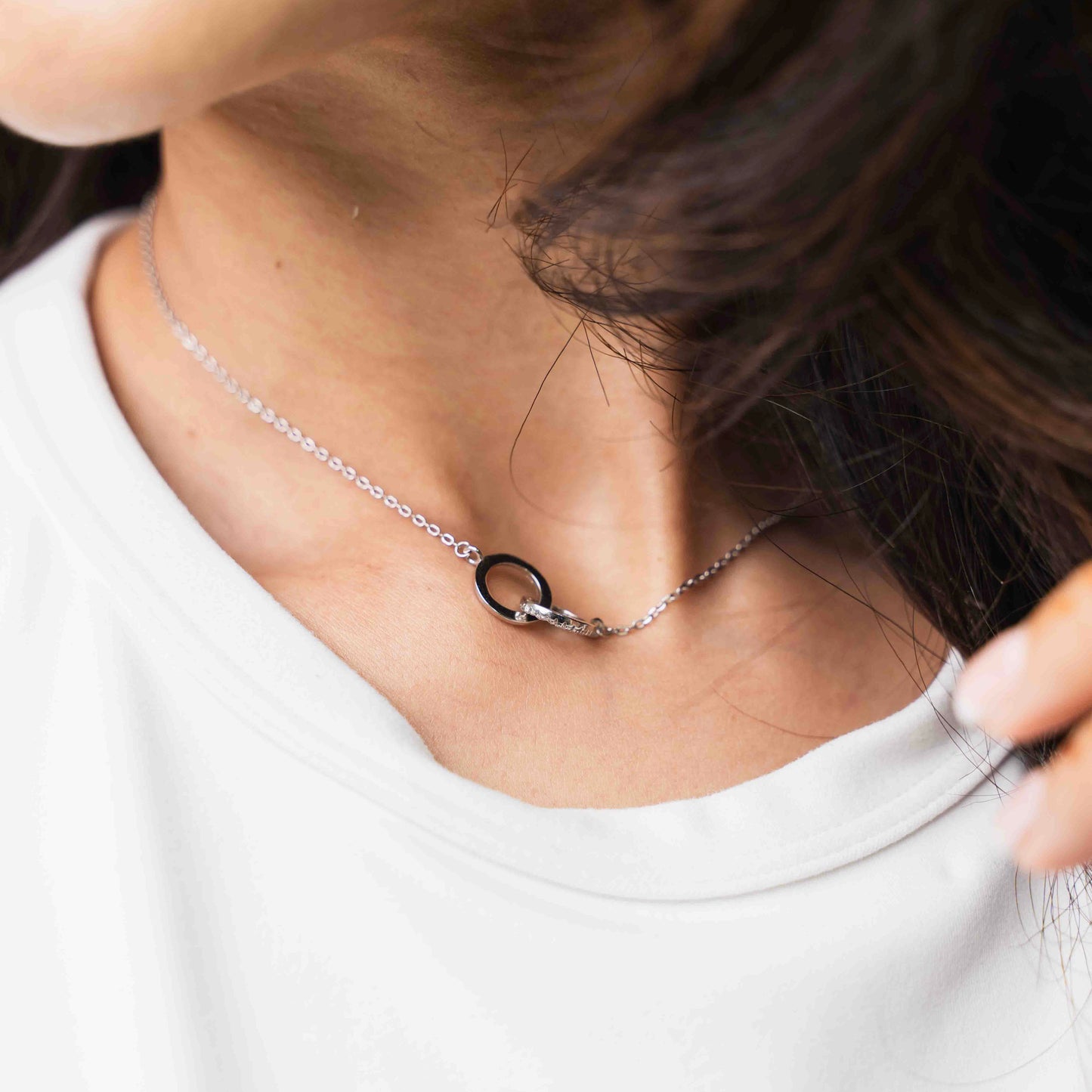 Pavé Unity Necklace & Bracelet Set