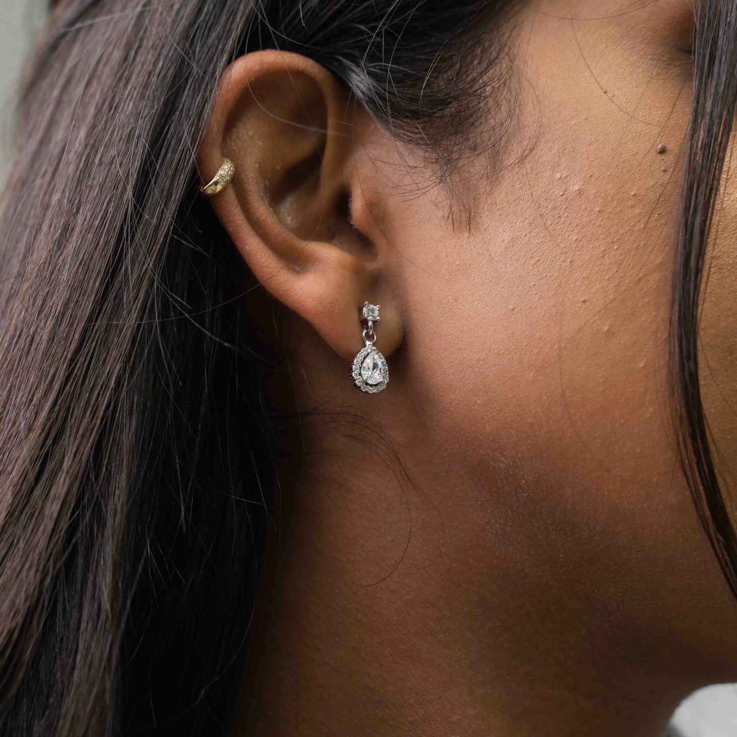 Pear Necklace Set With Earrings