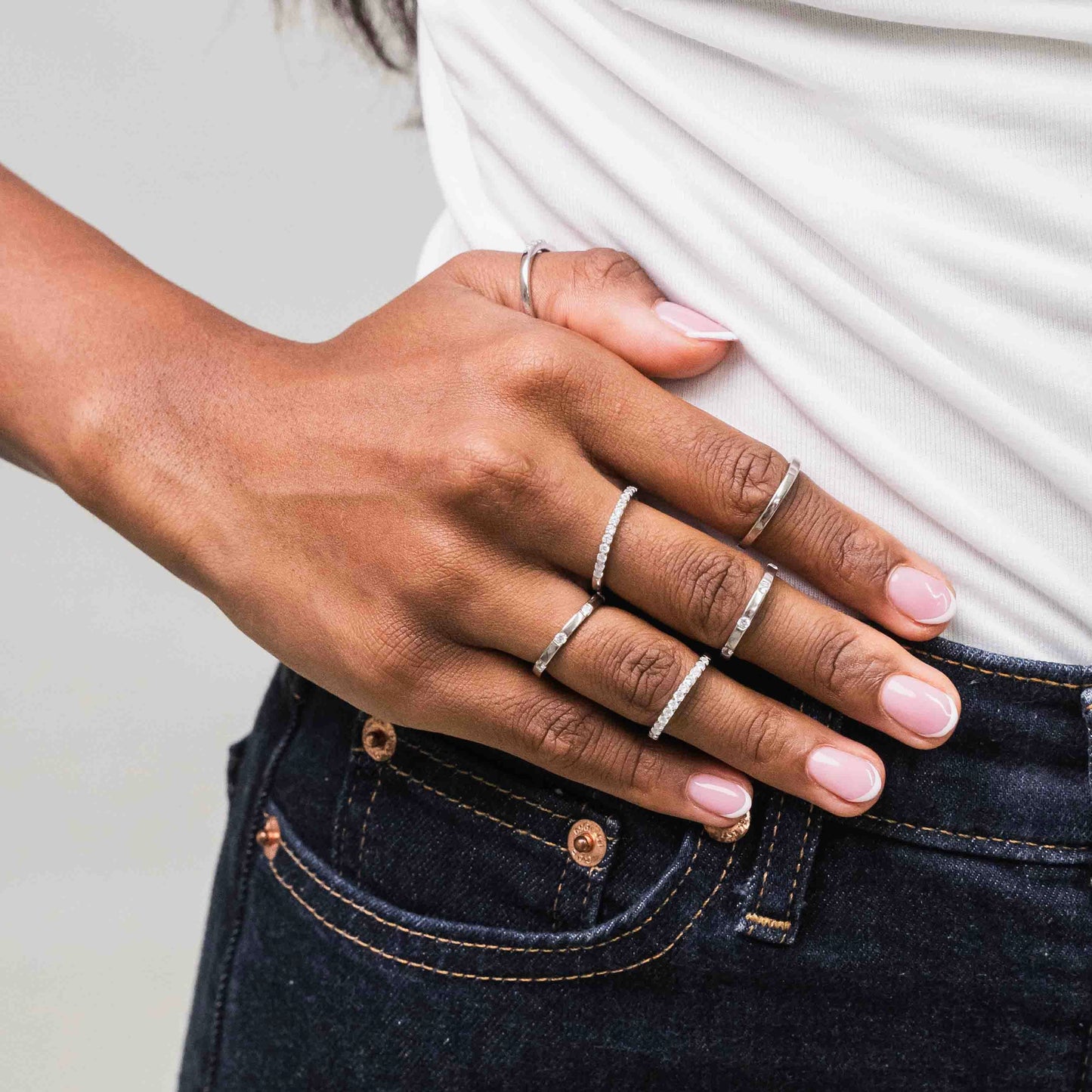 Pavé Sterling Silver Ring