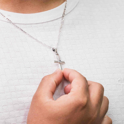 Sterling Silver Ankh Cross Pendant