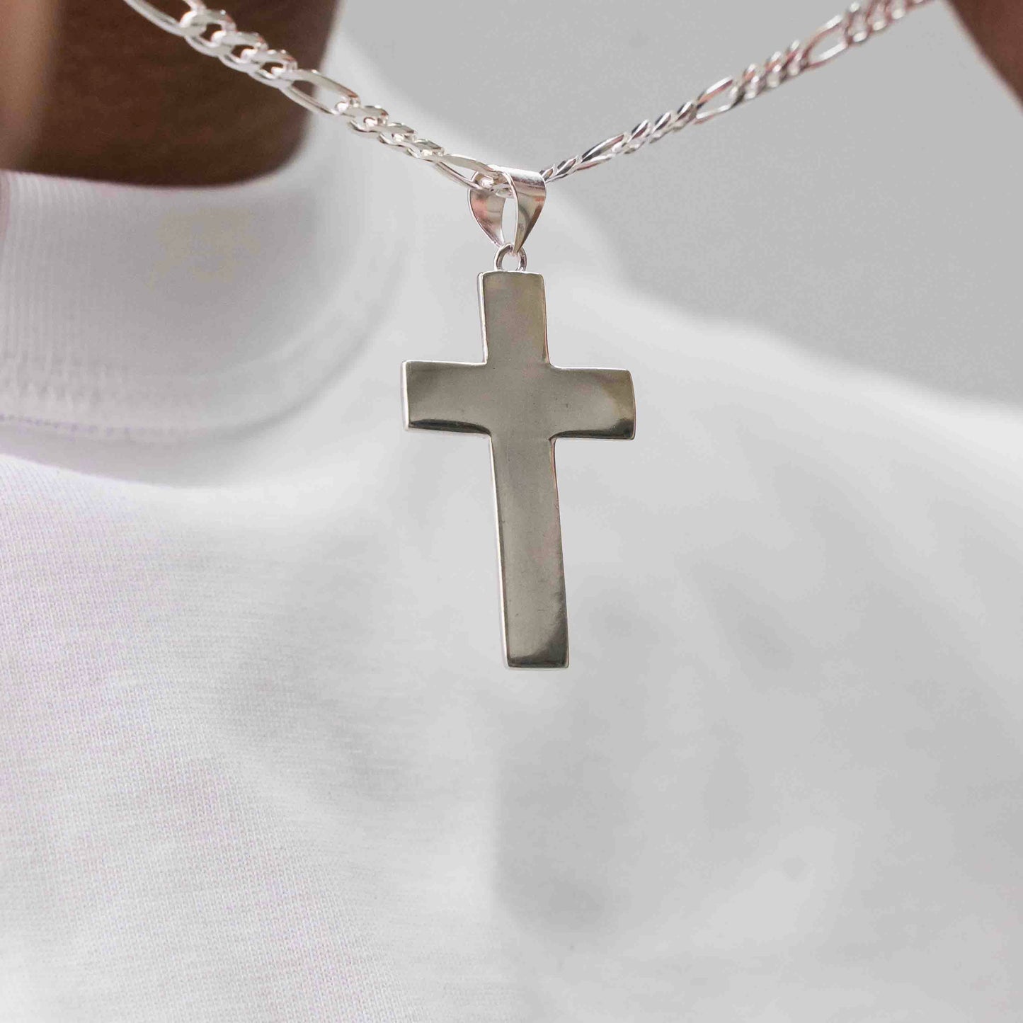 Sterling Silver Plate Cross Pendant