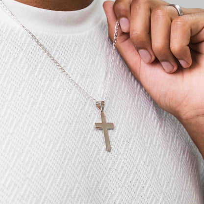 Sterling Silver Plate Cross Pendant