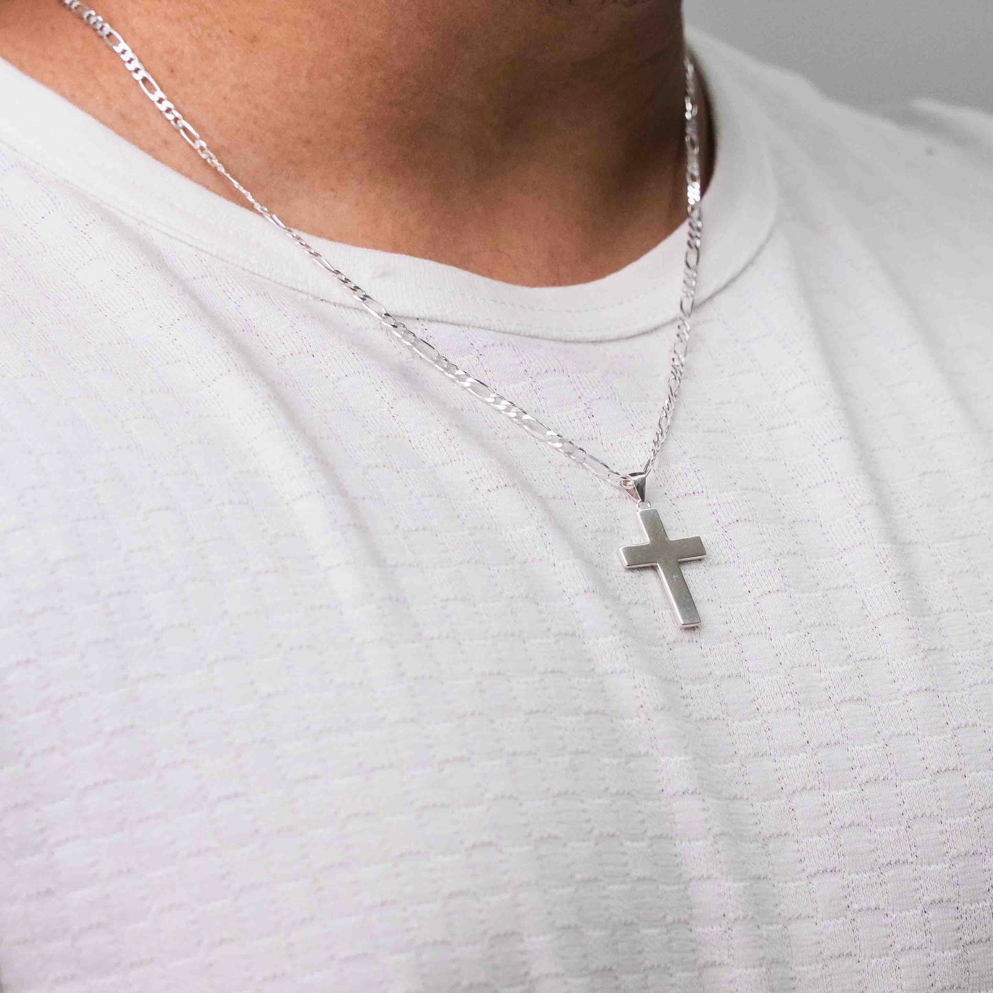 Sterling Silver Plate Cross Pendant