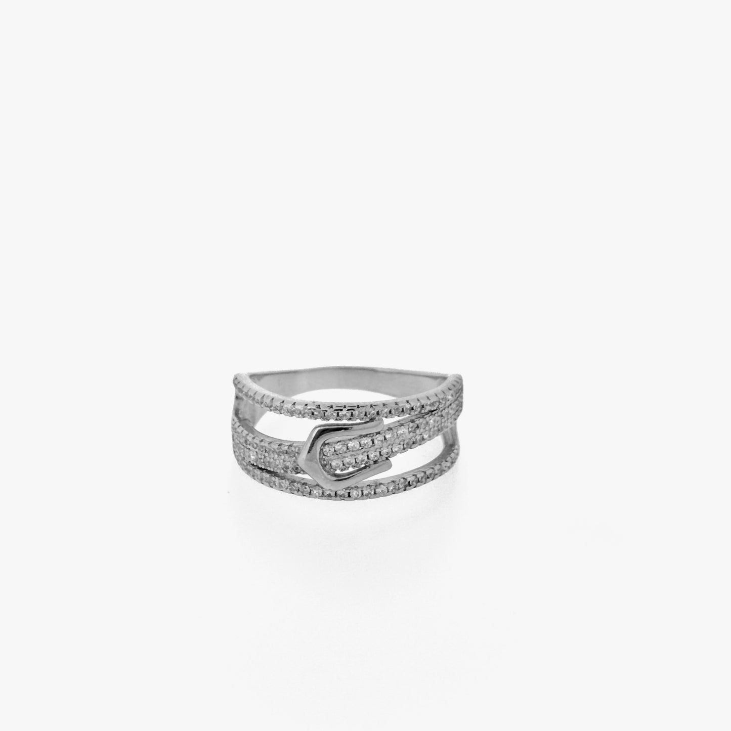 Belt Sterling Silver Ring