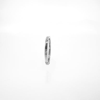 Spaced Sterling Silver Ring Band