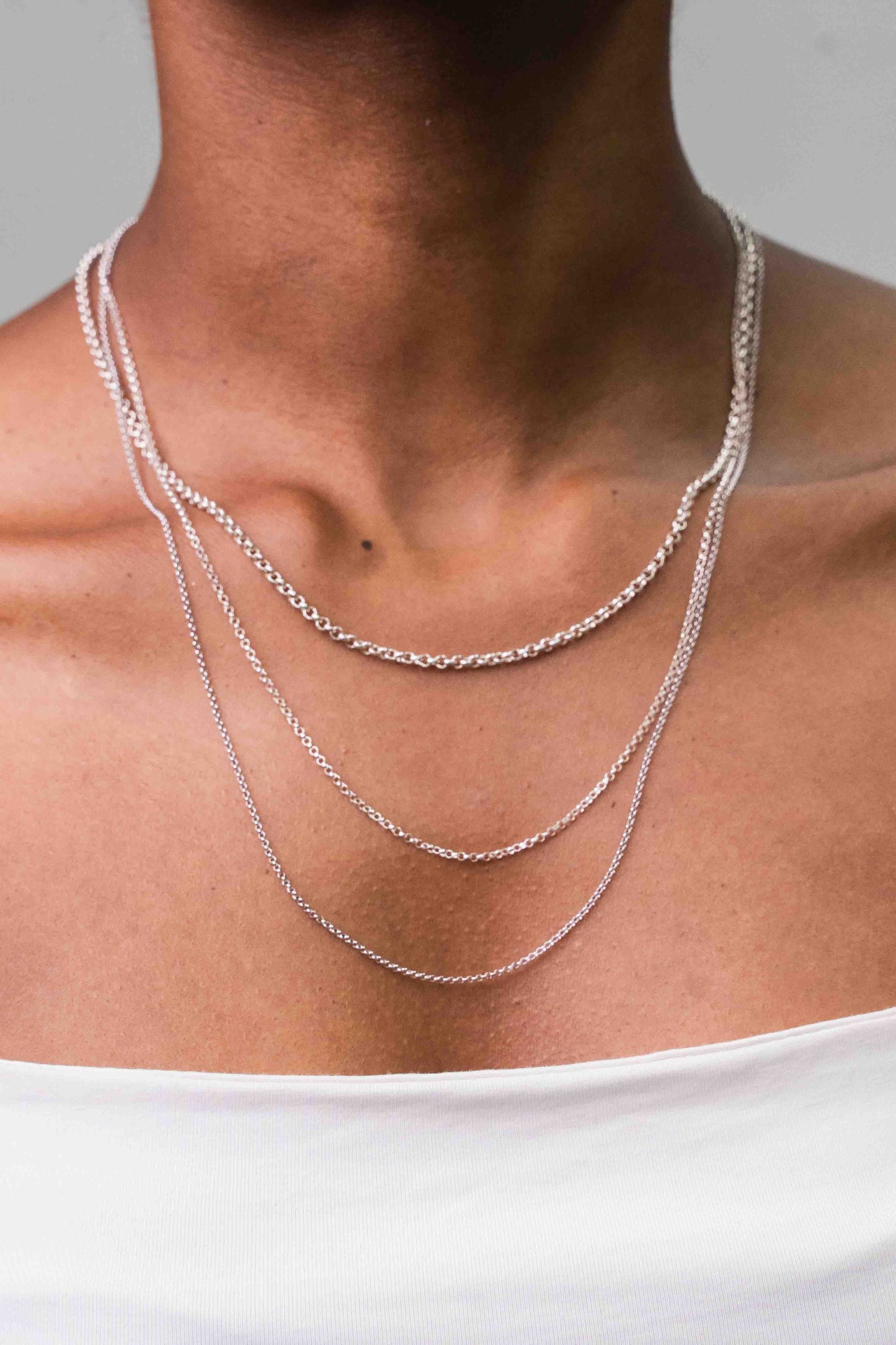 Curbs 925 Sterling Silver Rhodium Plated